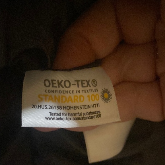 Lands' End Black Quilted Vest with Stand-Up Collar - Picture 4 of 8